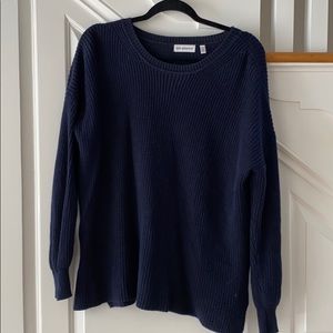 525 America cotton scoop neck sweater